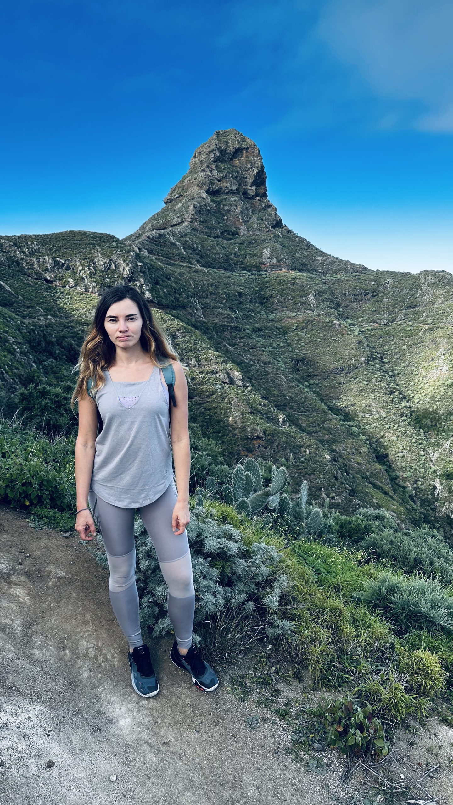 Julia on an Anaga ridge